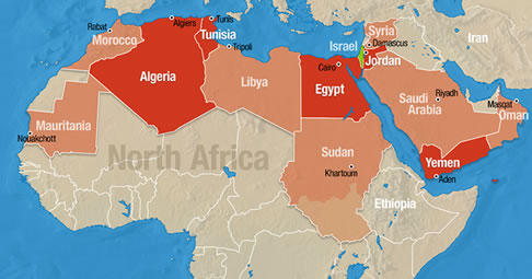 What's Behind the Turmoil in Egypt? (map by Shaun Venish)