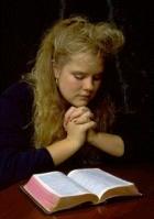 Reading and praying