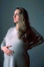 A pregnant woman